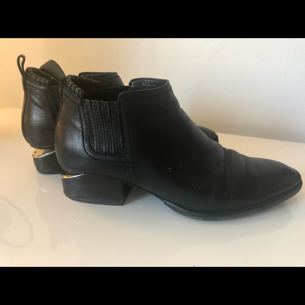 Alexander Wang Kori-Low Heel Leather Booties